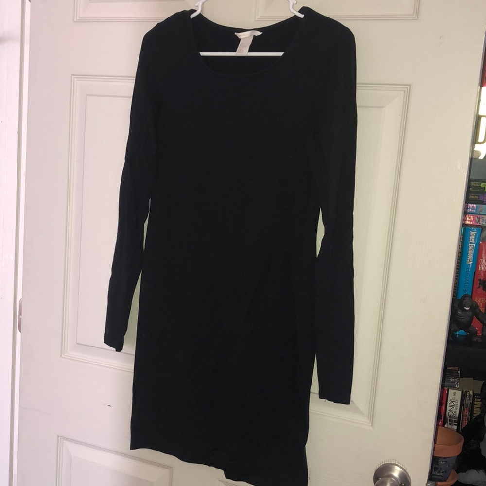 Long Sleeved slim fit black H&M Dress